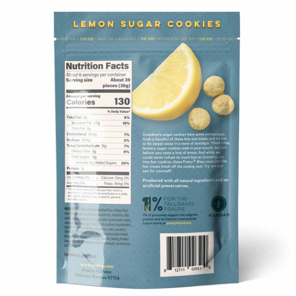 Lemon Sugar Cookies - Small - Back